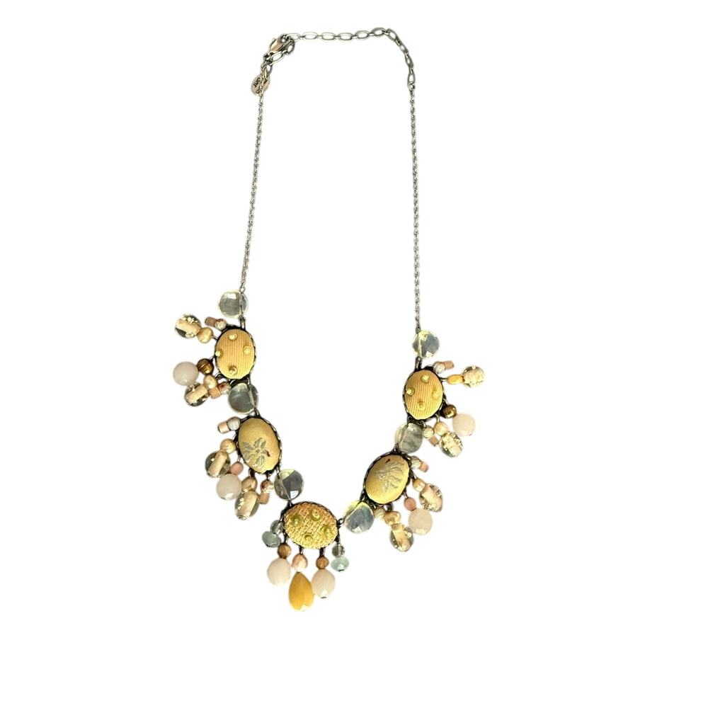 Ayala Bar Silver Tone Statement Necklace